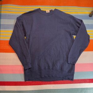 ONEITA POWER-SWEATS Vintage Navy Blue Sweatshirt Men’s Size Large
